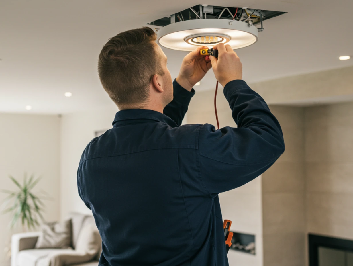 Energy-efficient LED panel lights for homes
